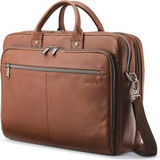 Silver Briefcases Samsonite Sam Classic Leather Briefcase - Cognac