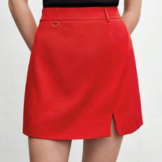 Shein Solid Split Hem Skirt