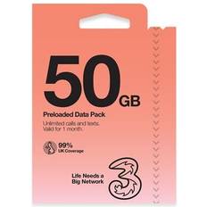 SIM Card Trays PAYG Voice SIM Pack 50GB