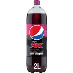 Caffeine Fizzy Drinks Pepsi Max Cherry No Sugar Cola 200cl 1pack