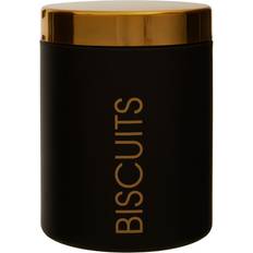 Black Biscuit Jars Premier Housewares Maison Liberty Black Enamel Biscuit Jar