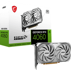 MSI GeForce RTX 4060 Ventus 2X White OC HDMI 3xDP 8GB