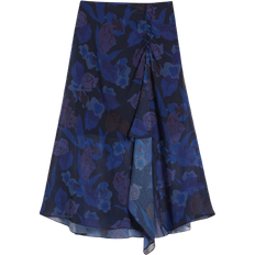 Ted Baker Lexiy Ruched Midi Skirt - Dark Navy