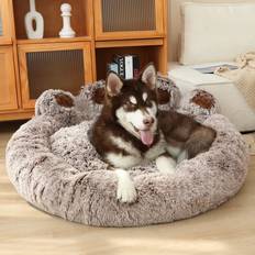 Shein pc Paw Design Fuzzy Pet Bed