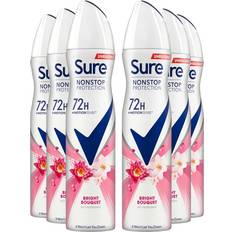 Sure Women Deodorants Sure Nonstop Protection Bright Bouquet Anti-Perspirant Deo Spray 250ml 6-pack