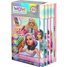 Euromic WOW Generation 48 Coloured Pencils With Notebook WOW00044-053