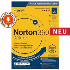 Norton 360 deluxe Norton 360 deluxe 5-geräte 1 jahr pc/mac/ios/android download-version