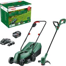 Bosch With Collection Box Battery Powered Mowers Bosch 18V-32 + EasyGrasscut 18V-26 Battery Powered Mower