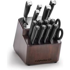 Calphalon Steel 15-Piece SharpIN Knife Set with Sharpening