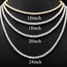 Shein pc Male fashion exaggeration popular with celebrity hip hop necklace