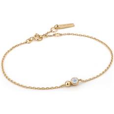 Grey - Women Bracelets Ania Haie Gold Orb Sparkle Bracelet B045-01G-CZ