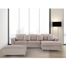 Beliani Left Hand Corner Sofa 270cm 4 Seater