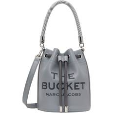 Grey Bucket Bags Marc Jacobs The Leather Bucket Bag - Wolf Grey