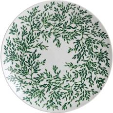 Green Dessert Plates Götefors Porslin Botanica Myrten Side Dessert Plate