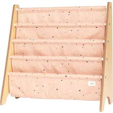 3 Sprouts Book Rack, Terrazzo/Clay