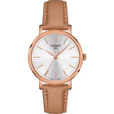 Tissot Leather - Women Wrist Watches Tissot Everytime (T143.210.36.011.00)