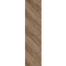 Click Laminate Flooring Napoli Walnut Brown Herringbone 8mm Water Resistant Laminate Flooring 2.07m2