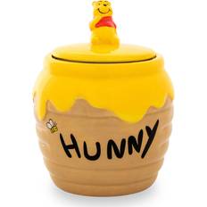 Silver Buffalo Disney Winnie the Pooh Honey "Hunny" Pot Small Sculpted 3D Biscuit Jar