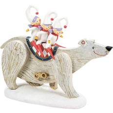 Department 56 Polar Bear Ride White Figurine