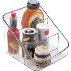 iDESIGN Clear 3-Tier Linus Packet Organizer Bin Kitchen Container