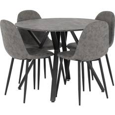 SECONIQUE Athens Dining Set 100cm 5pcs