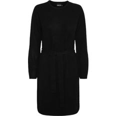 Pieces Juliana Knitted Dress - Black