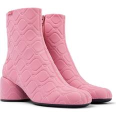 Pink Ankle Boots Camper Niki Ankle boots for Women Pink, 5, Cotton fabric