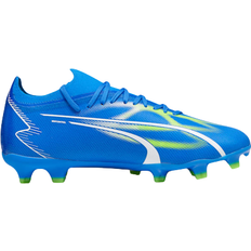42 ½ - Men Football Shoes Puma Ultra Match Football Boots M - Blue