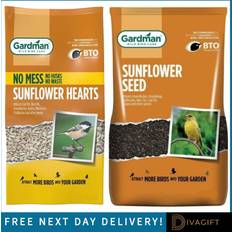 Gardman sunflower hearts seeds premium no mess wild bird food 1kg 2kg 4kg