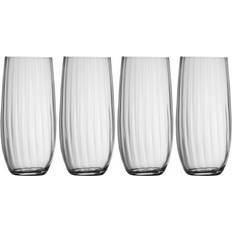 Galway Crystal Erne Box 4 Highball Drink Glass 4pcs