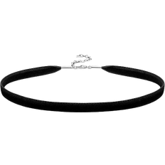 Thomas Sabo Velvet Choker Necklace - Black/Silver