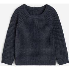 H&M Jumpers H&M Baby Blue Waffle-knit cotton jumper