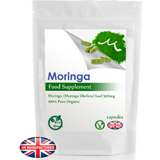 Organic Moringa Oleifera 500mg Capsules 100 pcs