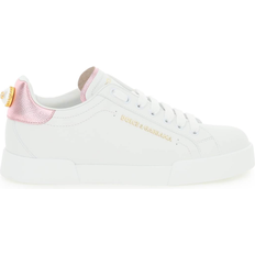 Dolce & Gabbana Portofino Sneakers with Pearl W - White