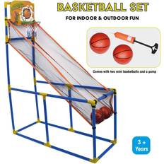 Outdoors Basketball Sets M.Y Portable Indoor/Outdoor Basketball Stand, Net, Hoop, Backboard