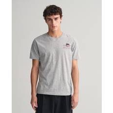 Gant Men Embroidered Archive Shield T-Shirt Grey