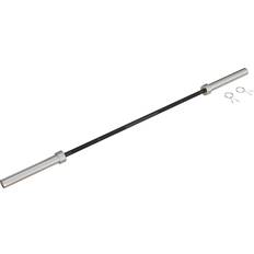 Sportnow Weight Lifting Barbell Bar with Spring Clips