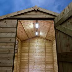 Solartec h Premium Garden Building Lighting & Charging Kit 3 Suitable for Apex Roofed Sheds up to 4m x 3.5m 14 x 12'