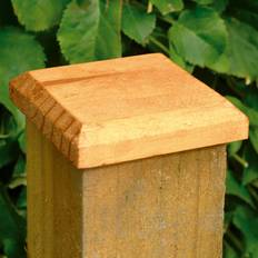 Green Post Caps Forest Garden Timber Fence Cap