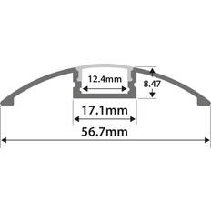 Lyyt Al1-b5712 Tape Profile Raised Bar 1m