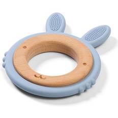 BabyOno Wooden Silicone Bunny Teether