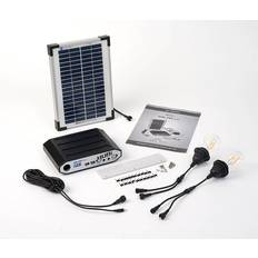 Solartec h Premium Garden Building Lighting & Charging Kit 4 Suitable for Gazebos up to 4m x 4m 14' x 14'