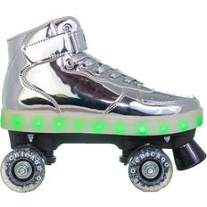 Chicago Skates Pulse Light Up Quad Skates Silver