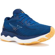 Gold - Men Running Shoes Mizuno Schuhe Wave Skyrise Dunkelblau