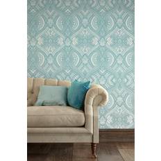 Hoopla Walls Ogee Damask Matt Wallpaper