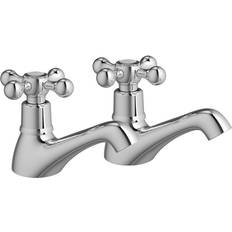 Signature Mayfair Bath Taps Pillar Chrome