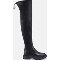 Coach High Boots Coach Jolie Leather Thigh-High Boots Black