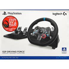 Wheel & Pedal Sets Logitech G29 Driving Force Racing Wheel Astro A10 Headset PS3, PS4, PS5, PC
