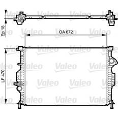 Valeo Intercoolers Valeo Kühler, Motorkühlung 735373