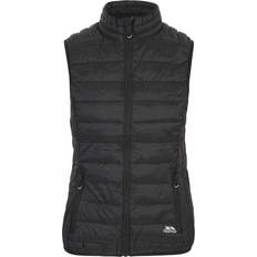 Trespass L - Women Vests Trespass Women's Teeley Packaway Padded Gilet - Black